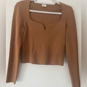 New Abercrombie and Fitch Sweetheart Slim Top